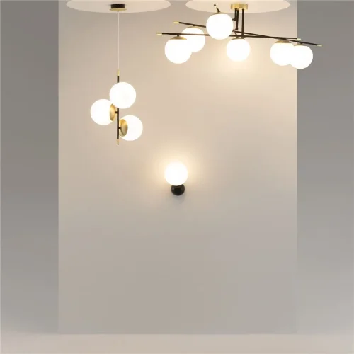 Настенный светильник (бра) Nostalgia E14х1 40Вт (Черный и Золото) - фото 8