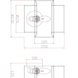Настенный светильник (бра) FR5333WL-01W Лента / Ribbon E14x1 (Белый) FR5333WL-01W