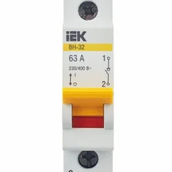 Выключатель нагрузки (мини-рубильник) 1п 63А ВН-32 KARAT IEK MNV10-1-063