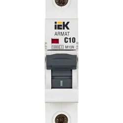 Выключатель автоматический модульный 1п C 10А M10N ARMAT IEK AR-M10N-1-C010