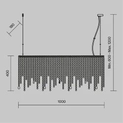 Подвесной светильник Empress E14х5 (Хром)
