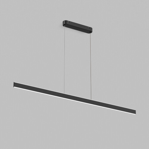 Светильник подвесной RAYLINE, 30 Вт, 3000–4000К, L1200?H1500 мм, металл, черный, свет вверх/вниз.