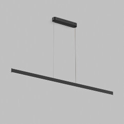 Светильник подвесной RAYLINE, 30 Вт, 3000–4000К, L1200?H1500 мм, металл, черный, свет вверх/вниз, Denkirs DK6733-BK