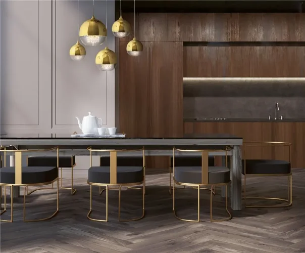 Подвесной светильник Fermi E27x5 (Золото) - фото 9