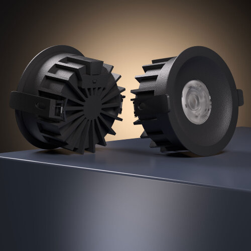 Светильник встраиваемый светодиодный Combi 20W 4000K черный - Фото 4