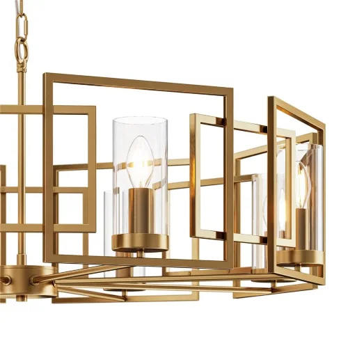 Подвесной светильник Bowi E14х8 (Золото) - фото 2