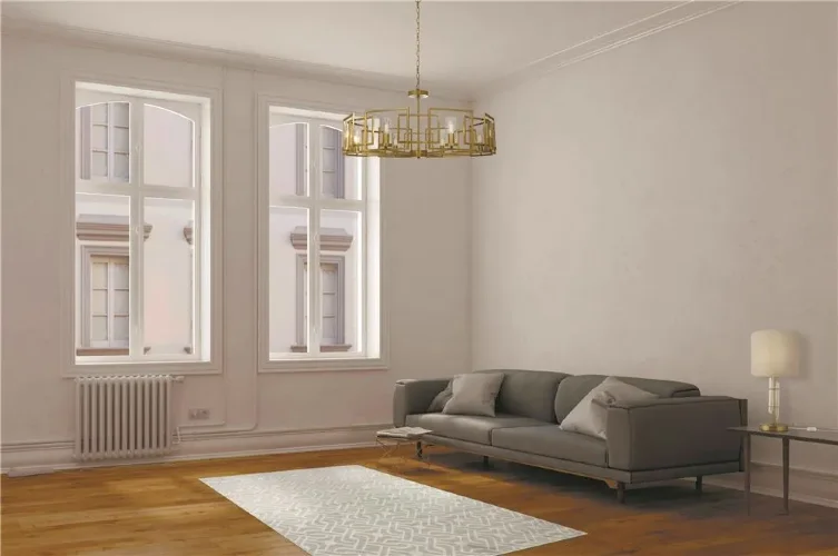 Подвесной светильник Bowi E14х8 (Золото) - фото 3