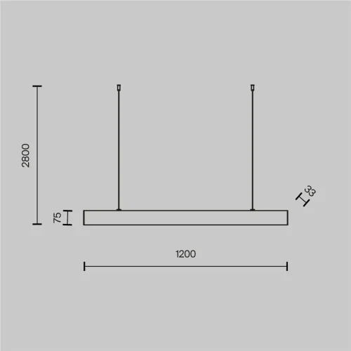 Подвесной светильник BASIS 4000K 1x40Вт 110° (Белый) - фото 5