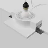 Встраиваемый светильник Gyps Modern GU10 10Вт (Белый) - фото 5