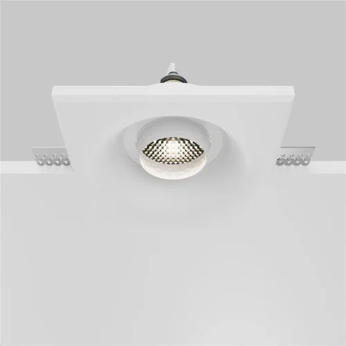 Встраиваемый светильник Gyps Modern GU10 10Вт (Белый) - фото 7