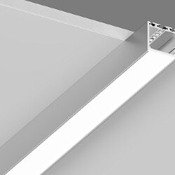 Подвесной/накладной алюминиевый профиль Design LED LS3535, 2500 мм, анодированный, LS.3535-R 010365