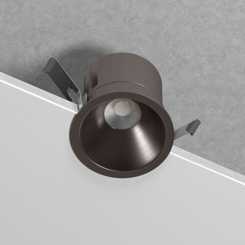 Светильник встраиваемый светодиодный Forte 15W 4000K титан - Фото 4