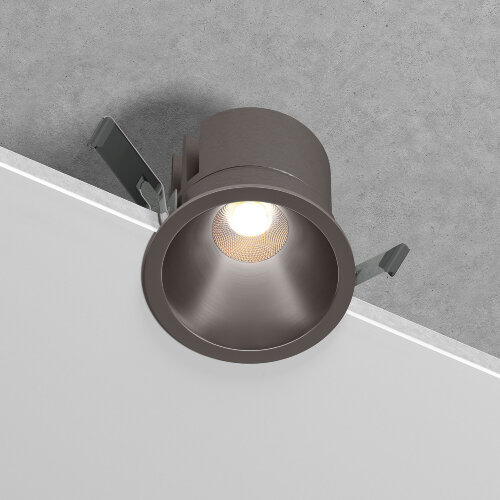 Светильник встраиваемый светодиодный Forte 15W 4000K титан - фото 1