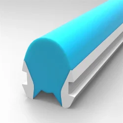 Светорассеивающий силиконовый профиль SK8 (7mm, ice blue)