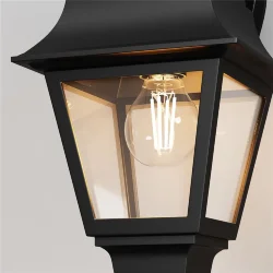 Настенный светильник (бра) Abbey Road E27х1 60Вт IP 44 (Черный)