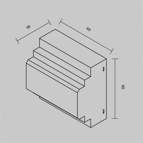 Источник напряжения PSL016 48В 100Вт IP 20 831005 (Черный) 831005 - фото 5