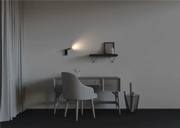 Настенный светильник (бра) Twist 3000K 3Вт IP 20 (Черный) - фото 3