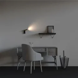 Настенный светильник (бра) Twist 3000K 3Вт IP 20 (Черный)