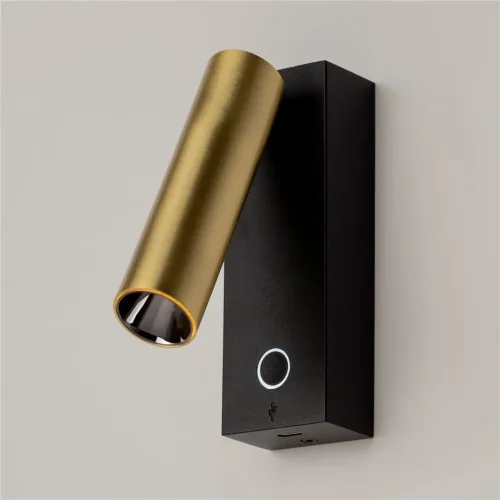 Настенный светильник (бра) Twist 3000K 3Вт IP 20 (Черный) - фото 10