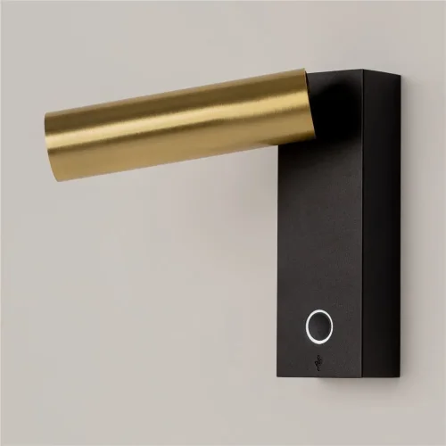 Настенный светильник (бра) Twist 3000K 3Вт IP 20 (Черный) - фото 14