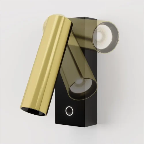 Настенный светильник (бра) Твист / Twist 3000К 3Вт (Черный) C078WL-L3BBS3K - фото 6