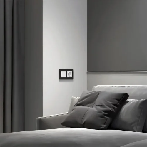 Сенсорный выключатель одноклавишный с подсветкой (белый) W4512001 - фото 3