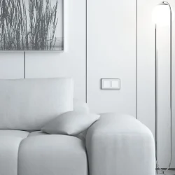 Сенсорный выключатель одноклавишный с подсветкой (белый) W4512001