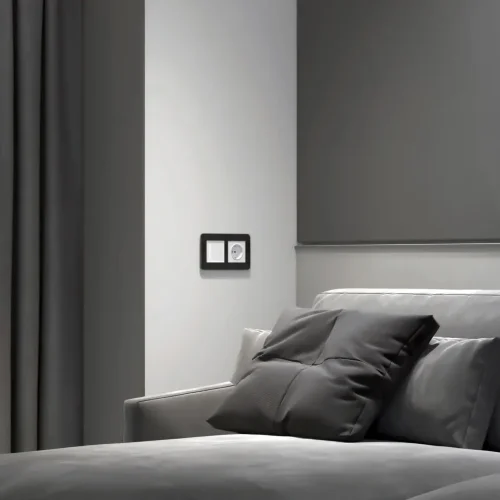 Сенсорный выключатель одноклавишный с подсветкой (белый) W4512001 - фото 4