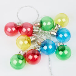 ULD-S1800-010-STB-3AA MULTI IP20 BULBS Гирлянда светодиодная Лампочки, на батарейках 3AA не в-к, 1.8м, 10 светодиодов, Разноцветный свет, Провод прозрачный, TM Uniel