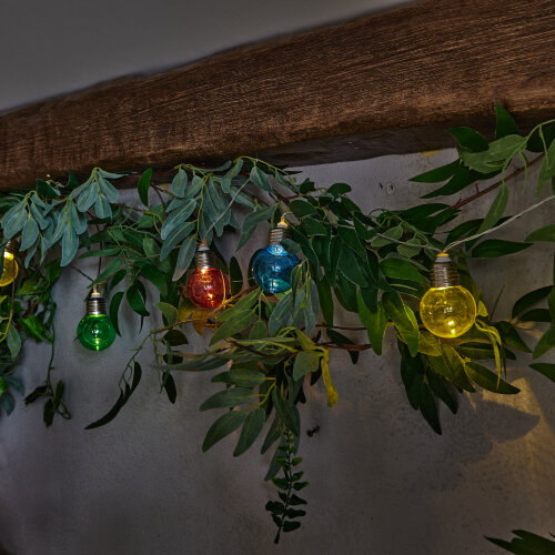 ULD-S1800-010-STB-3AA MULTI IP20 BULBS Гирлянда светодиодная Лампочки, на батарейках 3AA не в-к, 1.8м, 10 светодиодов, Разноцветный свет, Провод прозрачный, TM Uniel - фото 4