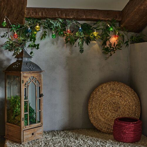 ULD-S1800-010-STB-3AA MULTI IP20 BULBS Гирлянда светодиодная Лампочки, на батарейках 3AA не в-к, 1.8м, 10 светодиодов, Разноцветный свет, Провод прозрачный, TM Uniel - фото 3