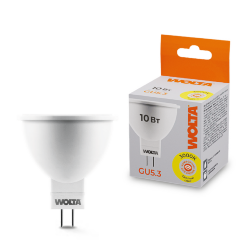Светодиодная лампа WOLTA 25YMR16-220-10GU5.3 10Вт 3000K GU5.3