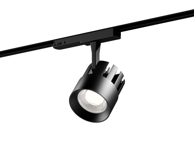 Трековый светильник 6063 Focus TR4 (RAL9005/60deg — 20-40W/3090) - фото 3