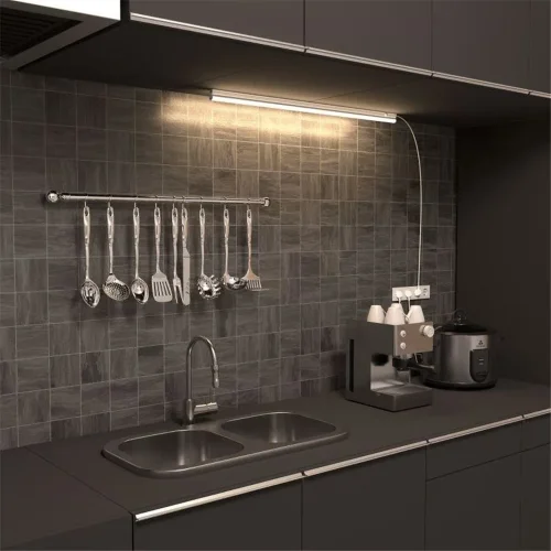 Светильник светодиодный Black 12Вт 4000К IP20 1050лм 170-264В 865х22х37мм ДВО линейный накладной бел. GAUSS 130511212 - фото 3