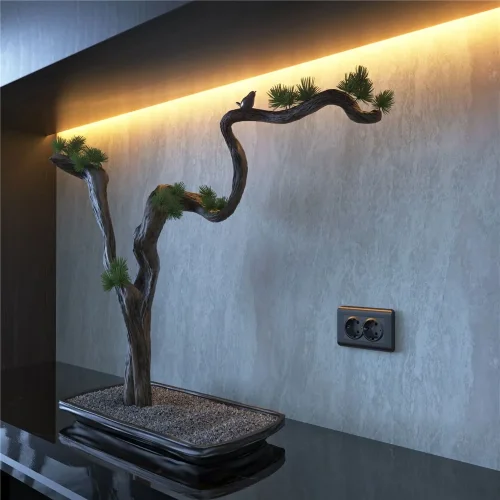 Рамка из поликарбоната для двойной розетки Stream графит W0082104 - фото 2