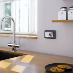 Рамка из поликарбоната для двойной розетки Stream графит W0082104