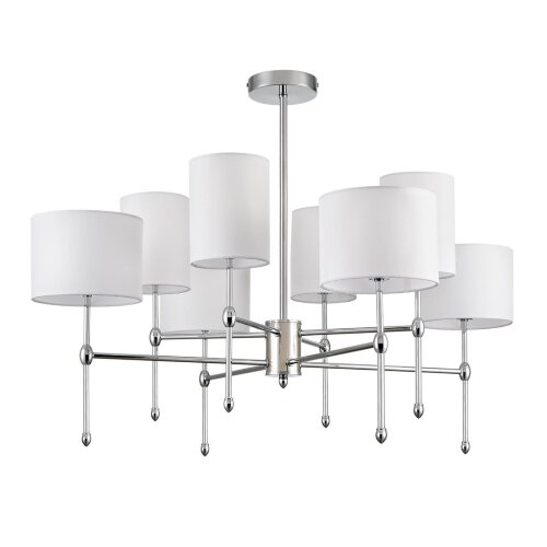 Люстра на штанге «LUMION» 6589/8C, серия: LATTI (крепление на планке). Фото 1.