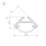 Профиль SL-KANT-Н10-2000 ANOD (Arlight, Алюминий) 049013 - фото 3
