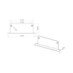 Заглушка для профиля LC-LPV-3288 (172)