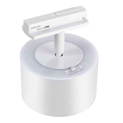 Светильник трековый однофазный трехжильный светодиодный с переключателем цветовой температуры «Novotech» 358973, серия: GIRO. Фото 2.