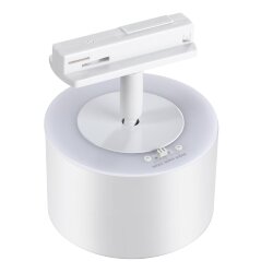 Светильник трековый однофазный трехжильный светодиодный с переключателем цветовой температуры «Novotech» 358973, серия: GIRO - Переключение цв. температуры на корпусе светильника