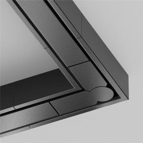 Коннектор угловой Exility X накладной, черный (Черный) TRA239CL-41B - фото 3