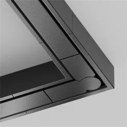 Коннектор угловой Exility X накладной, черный (Черный) TRA239CL-41B