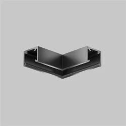 Коннектор угловой Exility X накладной, черный (Черный) TRA239CL-41B