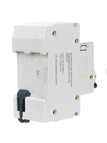 Выключатель автоматический дифференциального тока 2п C 16А 30мА тип AC 4.5кА АВДТ 32 C16 GENERICA MAD25-5-016-C-30 - фото 5