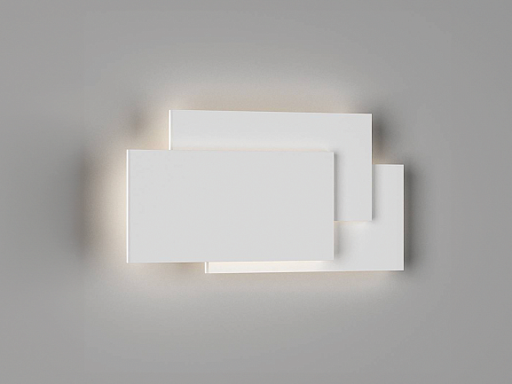 Светильник настенный GW белый, 4000K, нейтральный свет, GW-6809-12-WH-NW - фото