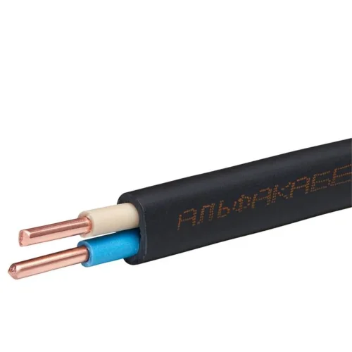 Кабель ВВГ-Пнг(А) 2х1.5 ОК (N) 0.66кВ (бухта 20м) (шт) АЛЬФАКАБЕЛЬ 45993 - фото