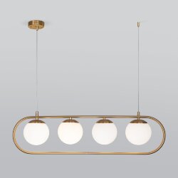 Подвесной светильник со стеклянными плафонами 50089/4 золото (049523)