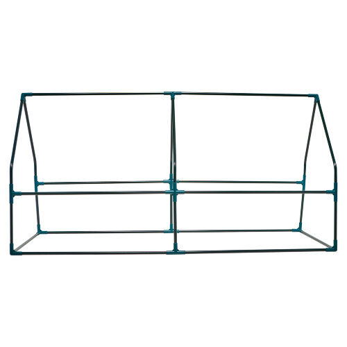 UGH-S30 L120 GREEN-GREEN Парник уличный, 120x60x60см, Металлическая труба в ПВХ, цвет зеленый, Тент из армированного полиэтилена 135г-м2, цвет сетки зеленый, TM ФитоЛето - фото 6