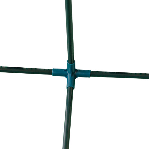 UGH-S30 L120 GREEN-GREEN Парник уличный, 120x60x60см, Металлическая труба в ПВХ, цвет зеленый, Тент из армированного полиэтилена 135г-м2, цвет сетки зеленый, TM ФитоЛето - фото 8